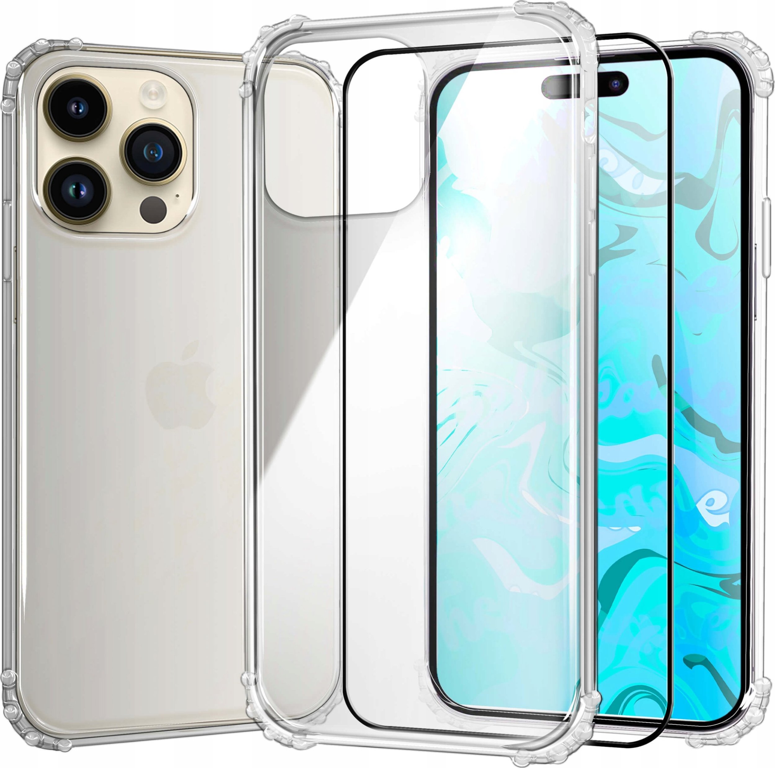Hello Case ETUI PANCERNE DO IPHONE 14 PRO | CASE SILIKON GUMOWE SLIM SHOCK SZKŁO
