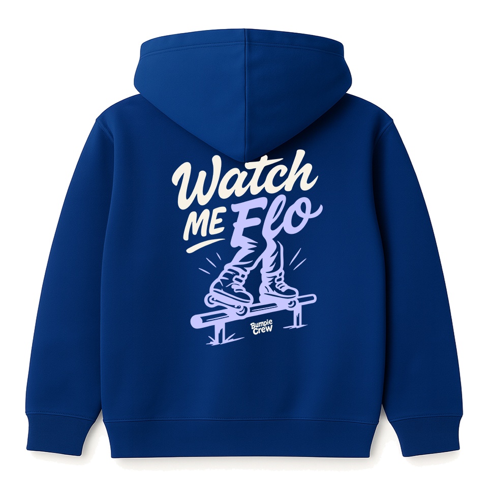(do wyczerpania zapasów) Bluza z kapturem Watch Me Flo – streetwear (granatowa)