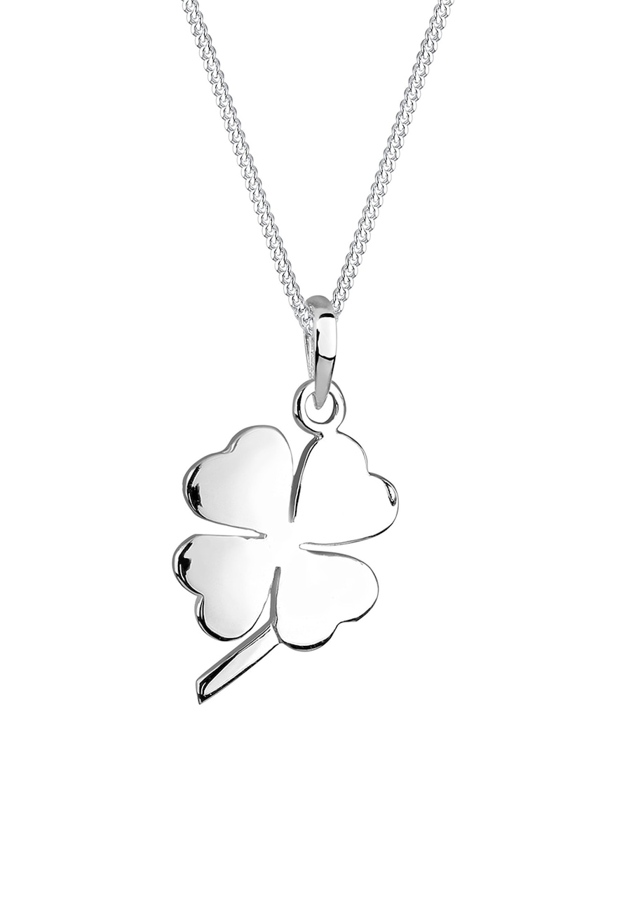 Elli Damska zawieszka koniczyna, nowoczesny talizman na szczęście, ze srebra 925 Sterling Silver. Naszyjniki 1 ct Damski