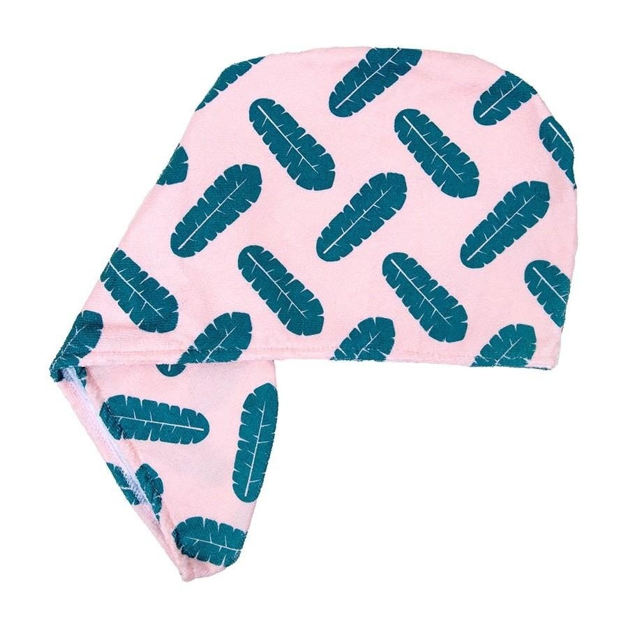 Coco & Eve Microfibre Towel Wrap 1.0(Leaf Print) Ozdoby do włosów 1 ct
