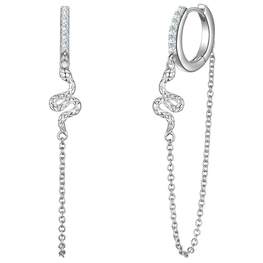 Glanzstücke München Kolczyki z Srebra Sterling w srebrze z Cyrkonia 1 ct Damski
