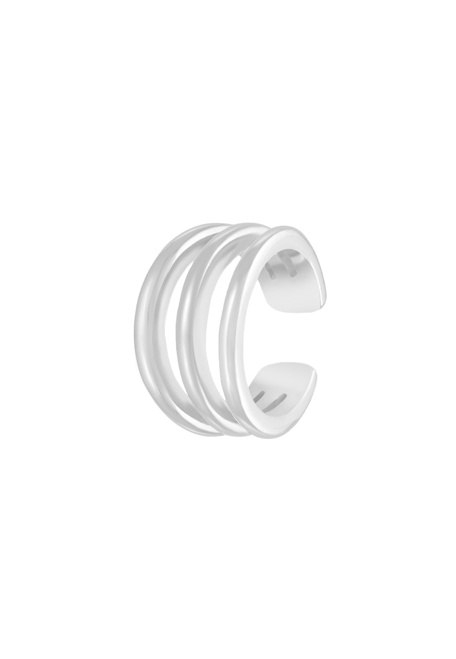 Elli Damska nausznica Modern Basic ze srebra próby 925 srebro 925 Sterling Silver Kolczyki 1 ct Damski