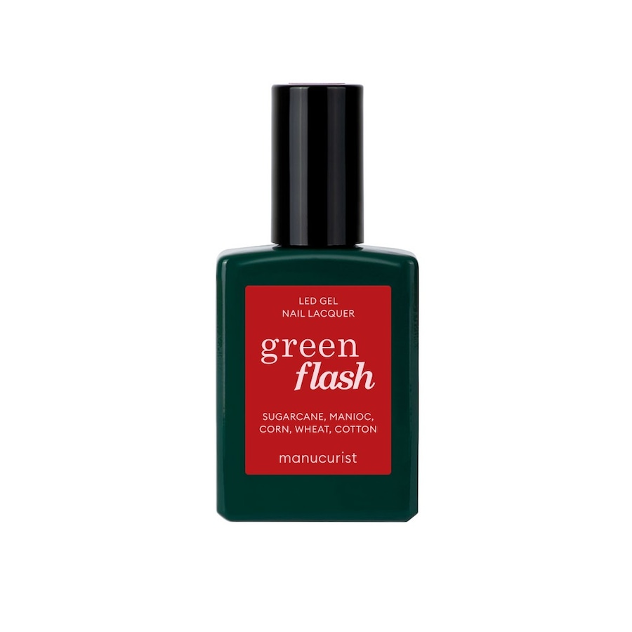 manucurist Green flash Flash Instant Dry Extra Long Wear Lakiery do paznokci Pomegranate
