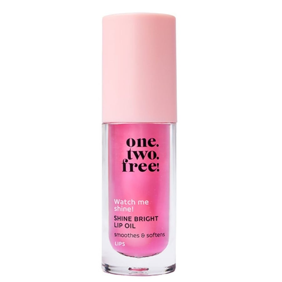 one.two.free! Krok 3. Pielęgnacja Shine Bright Lip Oil Olejek do ust Srebrny