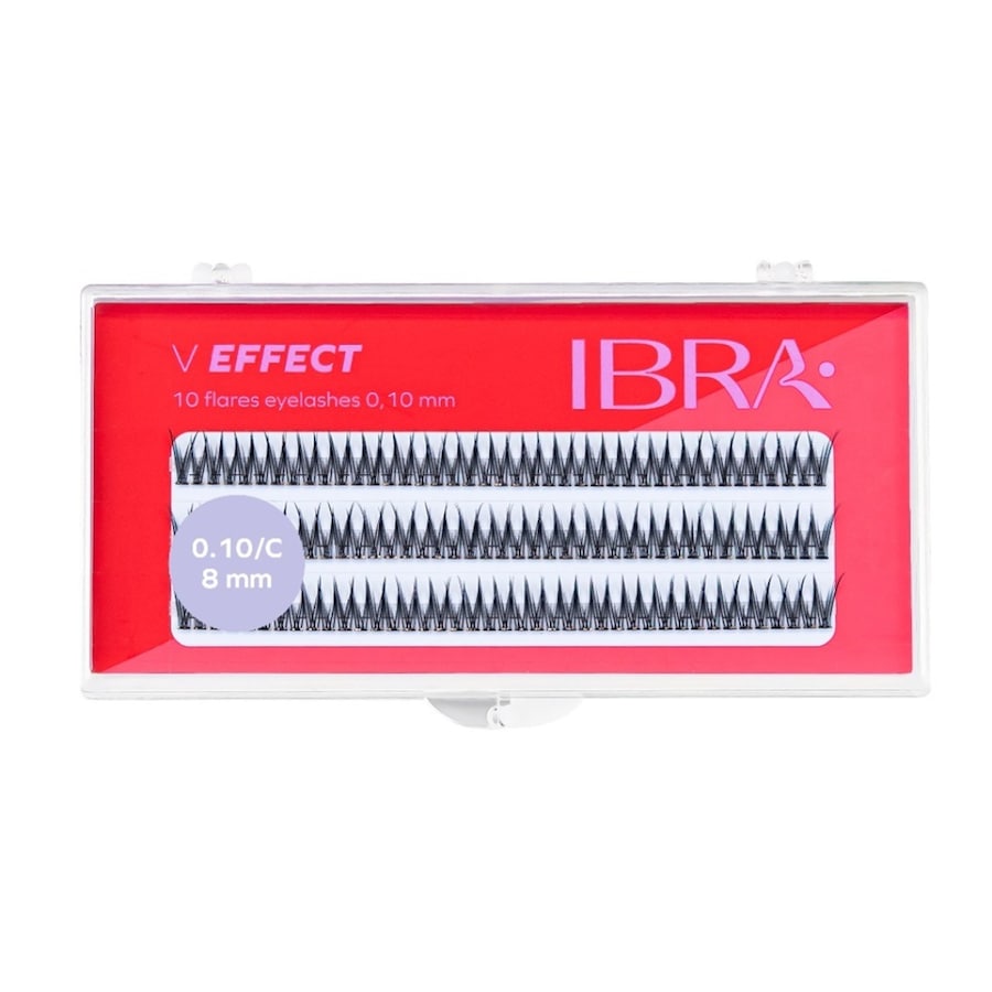 Ibra V Effect Sztuczne rzęsy 1 ct 8mm Black