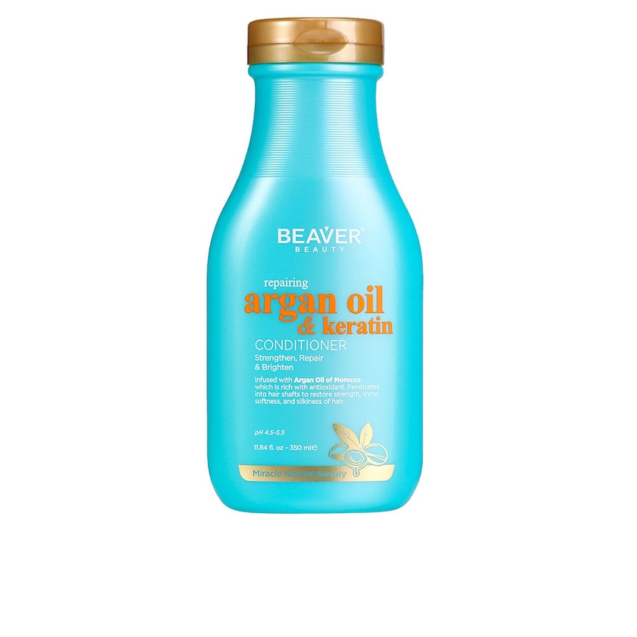 Zdjęcia - Szampon Beaver Odżywka naprawcza z olejkiem arganowym i keratyną Odżywki do włosów 350 ml 