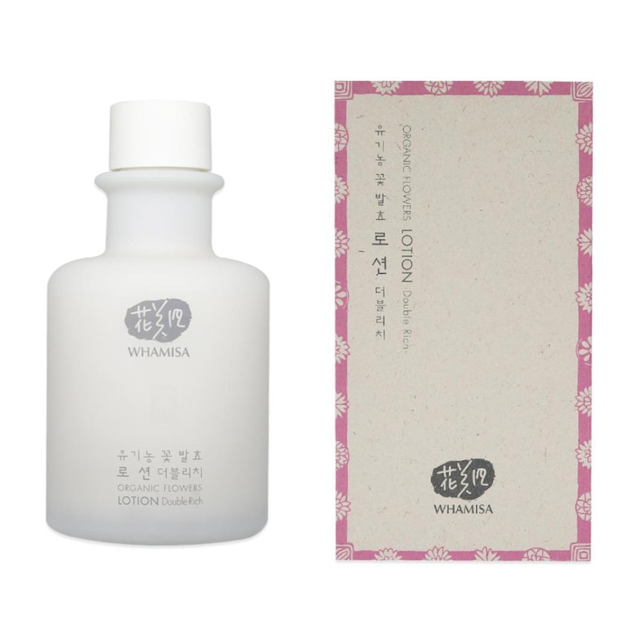 WHAMISA Nawilżający balsam Organic Flowers Lotion Double Rich Kremy do twarzy