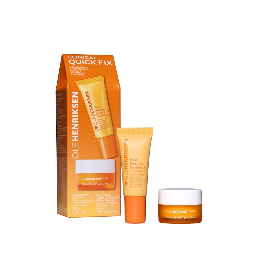 Ole Henriksen Clinical Quick Fix Mini Vitamin C + Peptide Duo Zestawy do pielęgnacji twarzy Jasnobrązowy