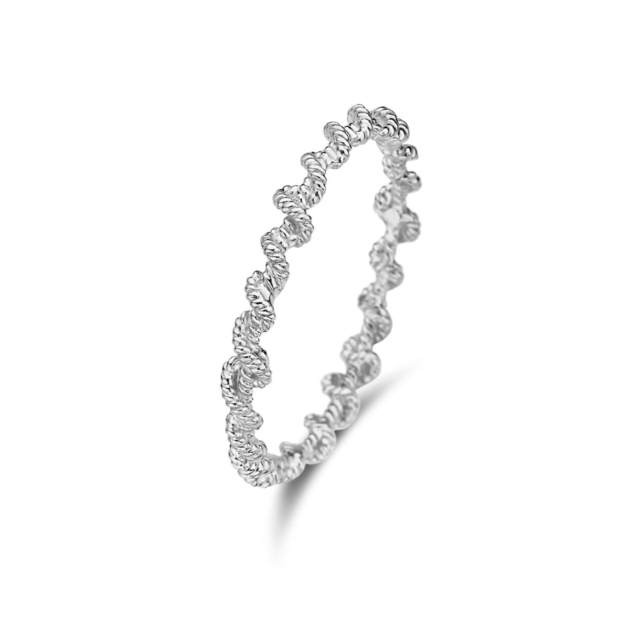 Violet Hamden Violet Hamden Sisterhood Lunar 925 Sterling Silberner Gedrehter Ring VH33005-50 Pierścionki 1 ct Damski