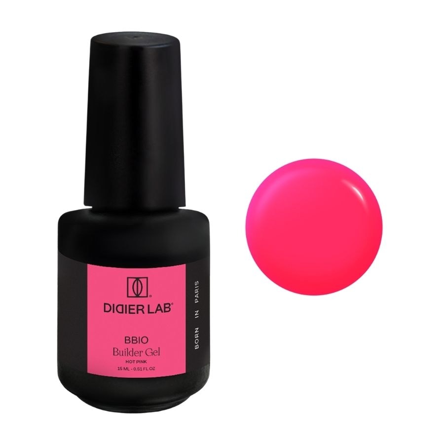 Didier LAB Żel budujący w butelce BBIO Lakiery do paznokci hot pink