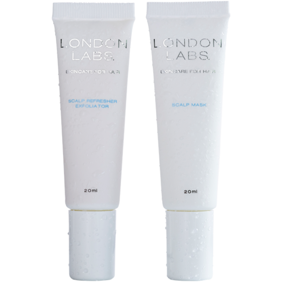London Labs Skincare for Hair Scalp Refresher Exfoliator and Scalp Mask Duo Oczyszczanie skóry głowy