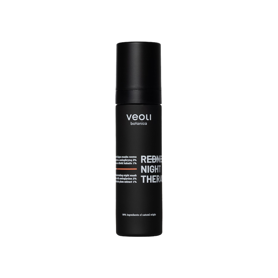 Veoli Botanica REDNESS NIGHT THERAPY - kojąco-rozświetlająca maska nocna na naczynka Maseczki rozświetlające