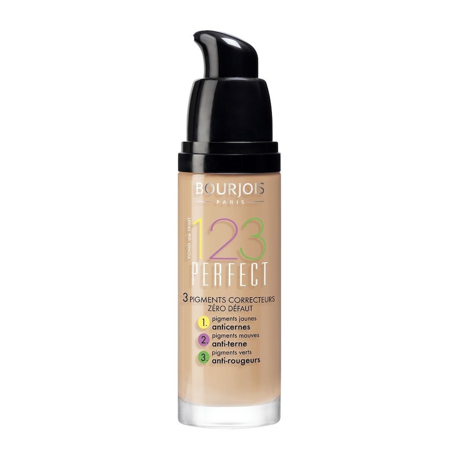 Bourjois Bourjois 123 Perfect długotrwały podkład kryjący nr 53 - Light Beige Podkłady 53 - LIGHT BEIGE