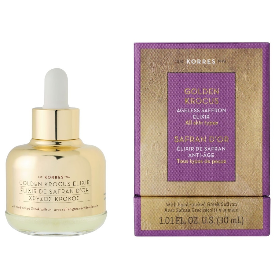 Korres Eliksir przeciwstarzeniowy Golden Krocus Serum przeciwzmarszczkowe