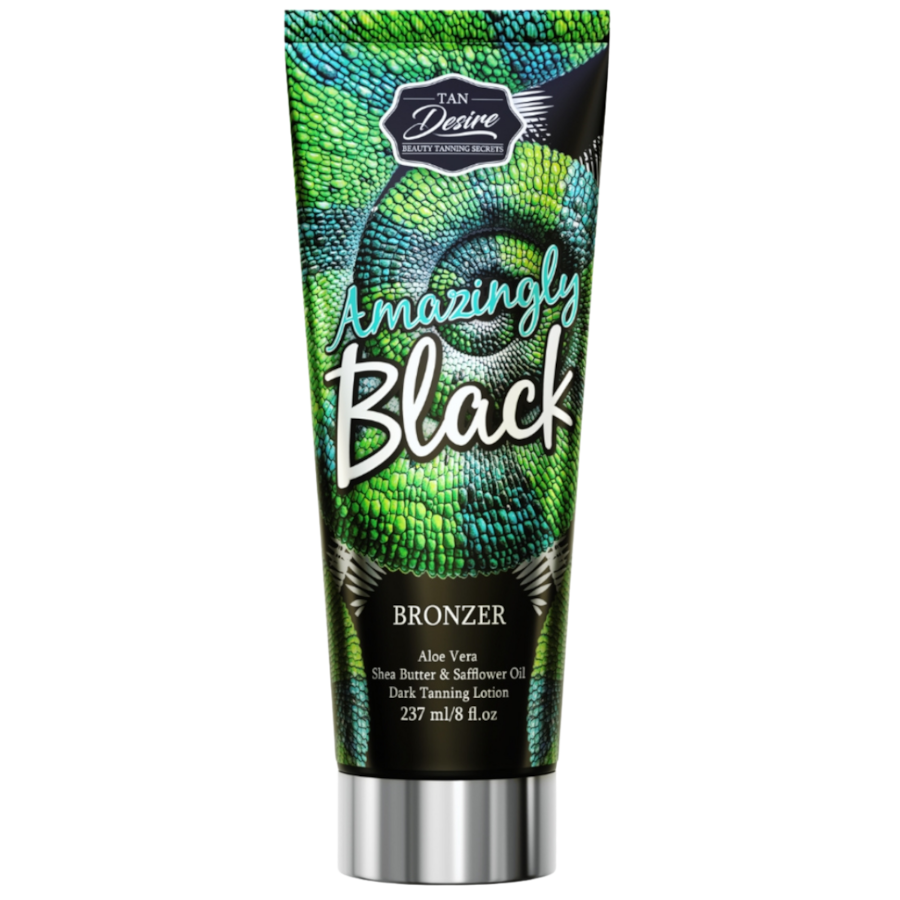 Tan Desire Amazingly Black mocny bronzer do opalania z kolagenem i olejem kukui Samoopalacze
