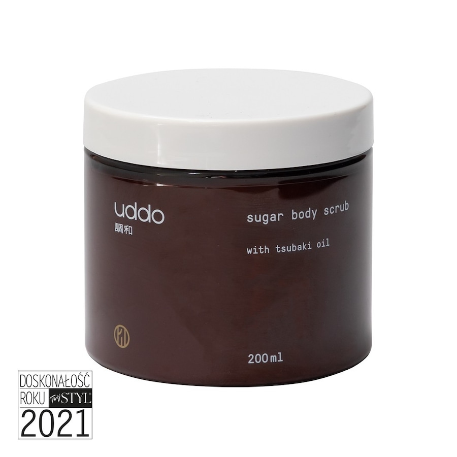 UDDO Cukrowy peeling do ciała z olejem tsubaki Peeling do ciała