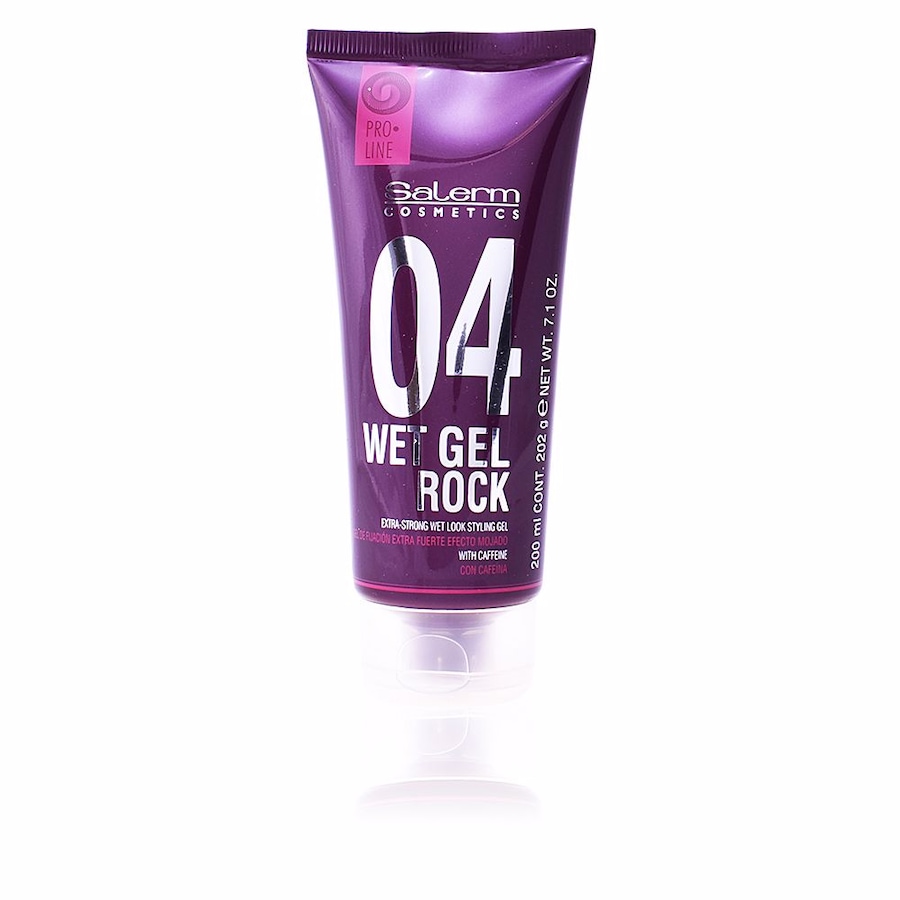 Salerm WET GEL ROCK extra-strong wet look styling gel Stylizacja włosów Męskie