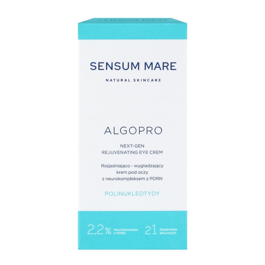Sensum Mare ALGOPRO Rozjaśniająco-wygładzający krem pod oczy z 2,2% neurokompleksem z PDRN Kremy pod oczy