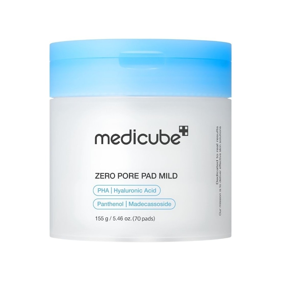 Medicube Zero Pore PAD MILD - Wygładzające płatki dla wrażliwej skóry Akcesoria do pielęgnacji 70 ct