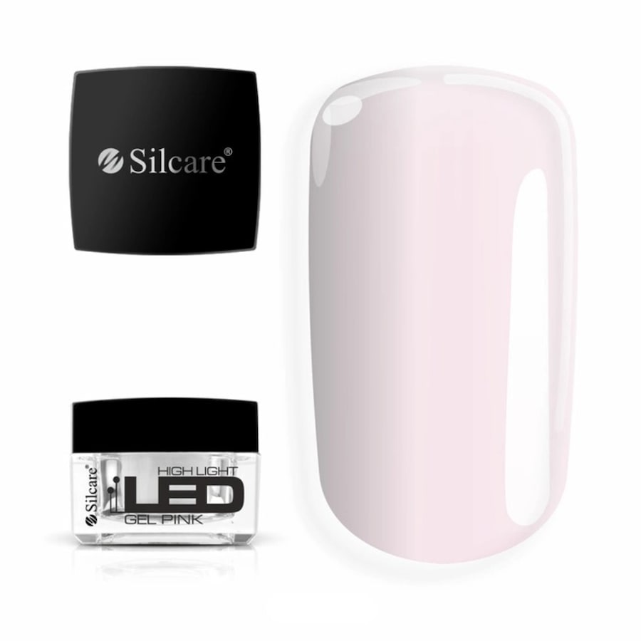 Silcare High Light Led Gel PINK Lakiery hybrydowe Pink