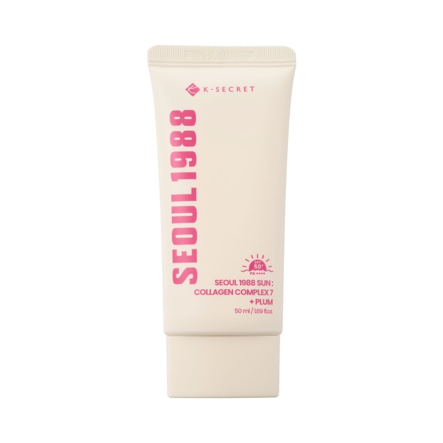 K-SECRET SEOUL 1988 Collagen Complex 7 + Plum SPF50+ PA++++ Ochrona przeciwsłoneczna