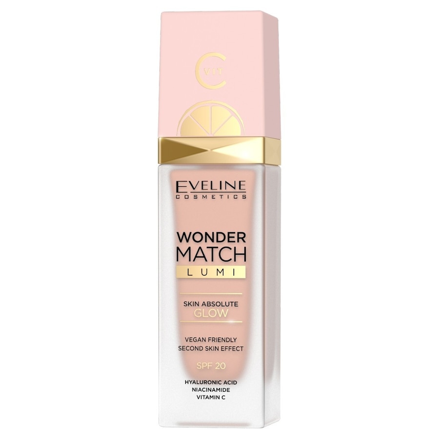 Eveline Cosmetics Wonder Match Lumi Luksusowy podkład rozświetlający do twarzy, 10 Vanilla Warm Podkłady 10 - VANILLA WARM