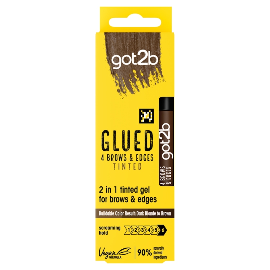 got2b Glued 4 Brows & Edges Tinted Żel do brwi Brown