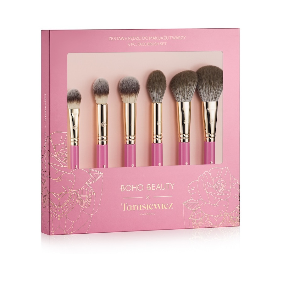 Boho Beauty BOHO X TARASIEWICZ ZESTAW 6 PĘDZLI DO TWARZY Pędzle do podkładu 1 ct