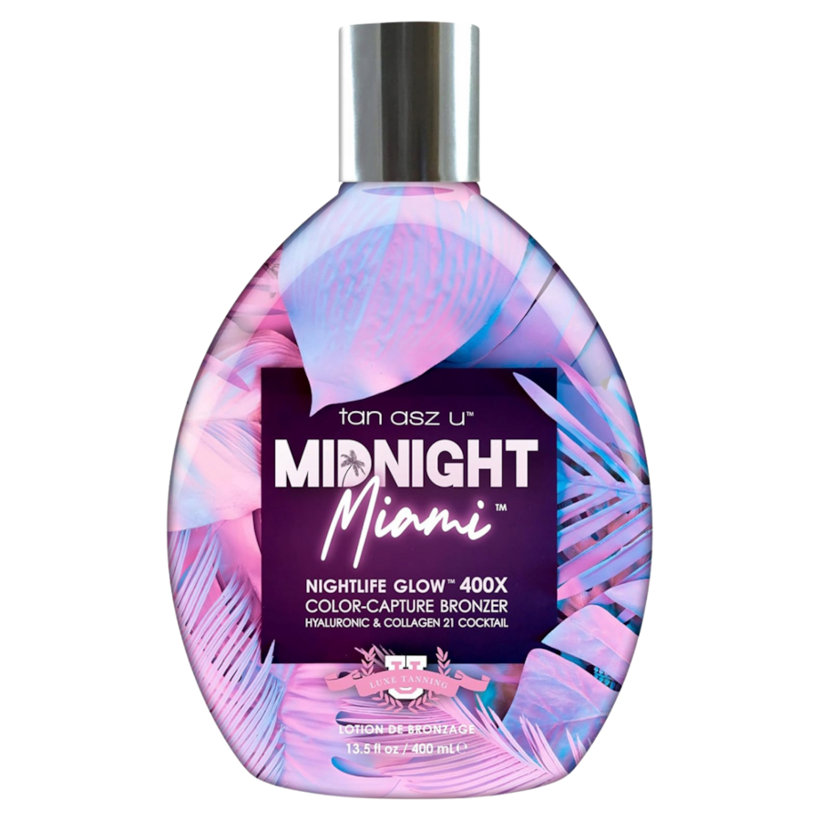 Tan Asz U Midnight Miami balsam brązujący do opalania z odżywczą pielęgnacją dla efektu głębokiej opalenizny Samoopalacze