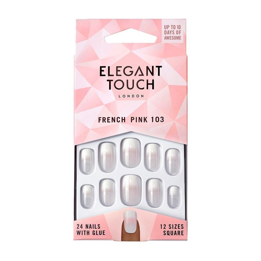 Elegant Touch French Nails - 103 M Pink Stylizacja paznokci 1 ct