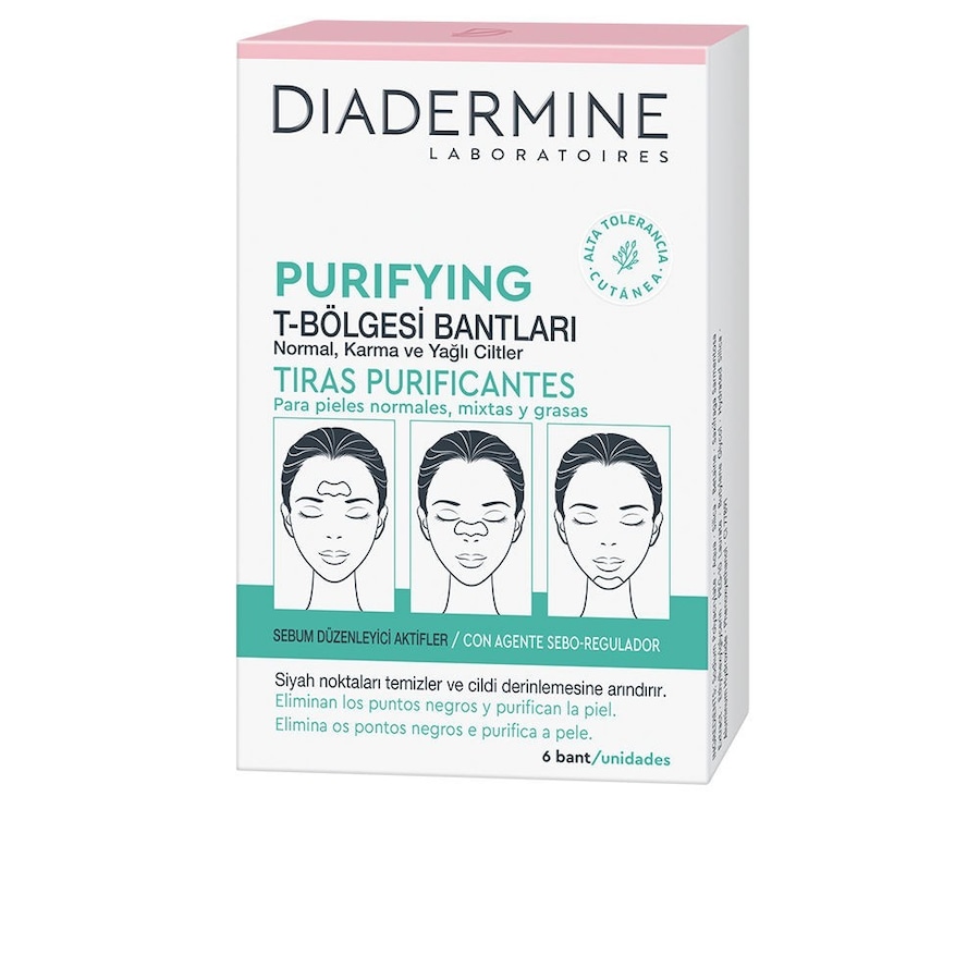 DIADERMINE Diadermin Tiras Purificantes Płyny do czyszczenia pędzli 6 ct