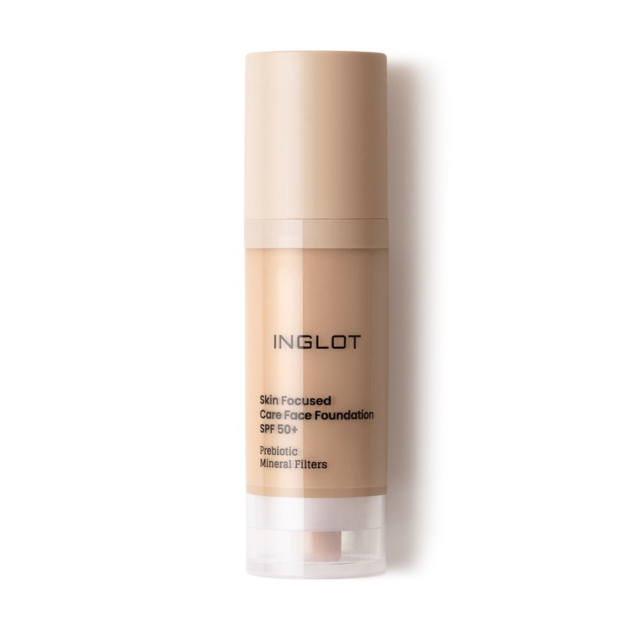 Inglot PIELĘGNACYJNY PODKŁAD DO TWARZY SKIN FOCUSED SPF 50 INGLOT 315 DEEP AMBER Podkłady 305 - PEACHY BEIGE