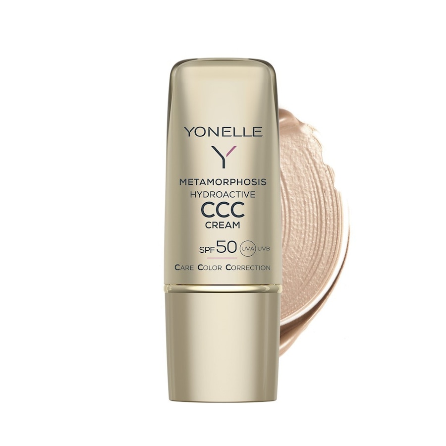 YONELLE METAMORPHOSIS Hydroaktywny Krem CCC SPF 50 Kolorowe korektory 3 - OPALONY
