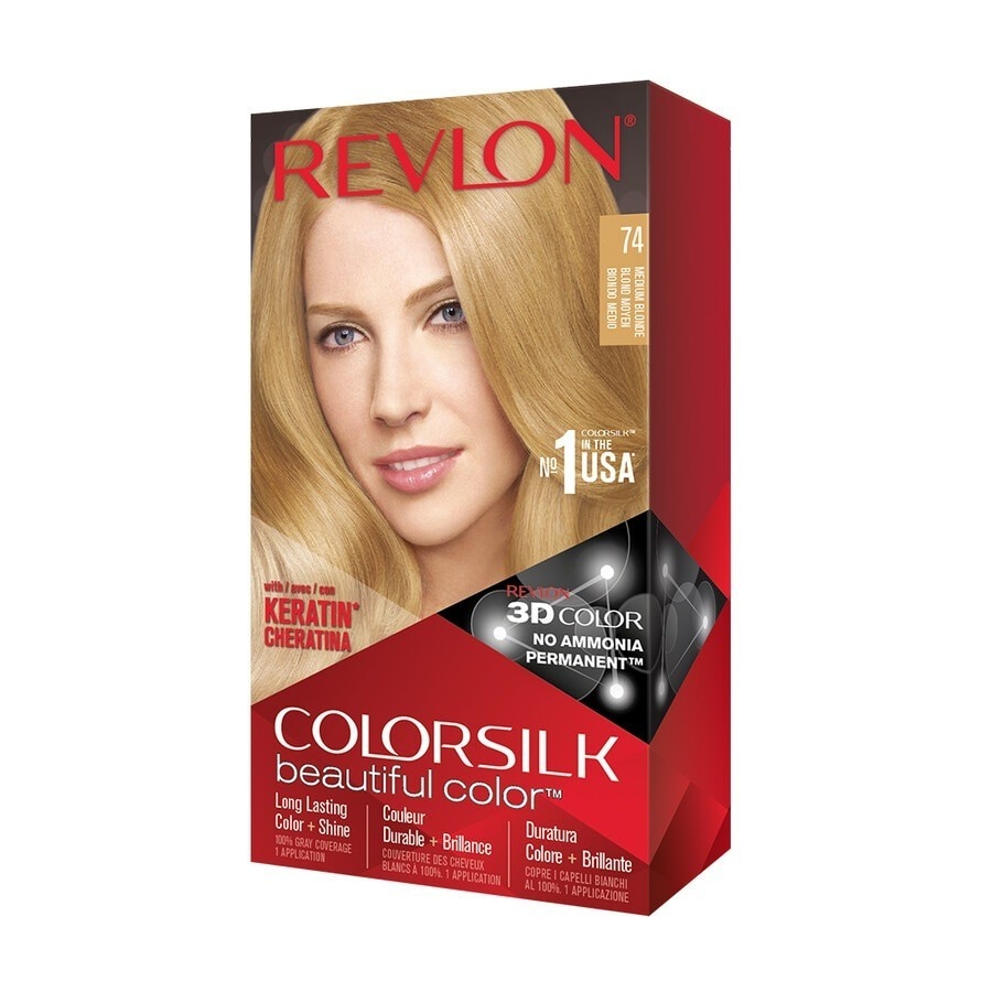 Revlon ColorSilk Beautiful Color Trwała koloryzacja włosów Farby do włosów Jasnobrązowy
