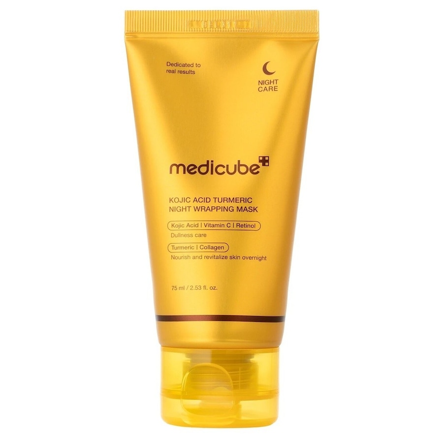 Medicube PDRN Pink Kojic Acid Turmeric Night Wrapping Mask Maseczki rozświetlające
