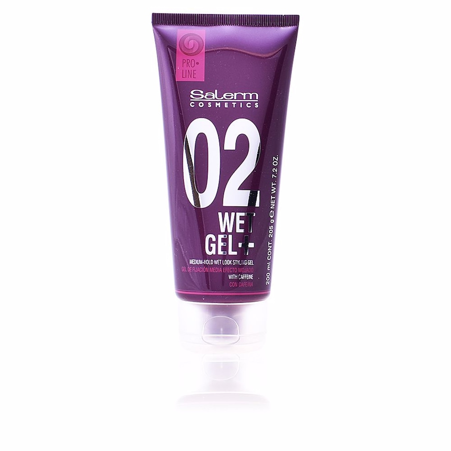 Salerm WET GEL+ medium hold wet look styling gel Stylizacja włosów Męskie