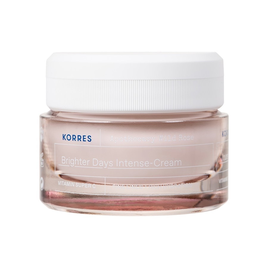 Korres Apothecary Wild Rose Rozjaśniający krem do skóry suchej Kremy przeciwzmarszczkowe