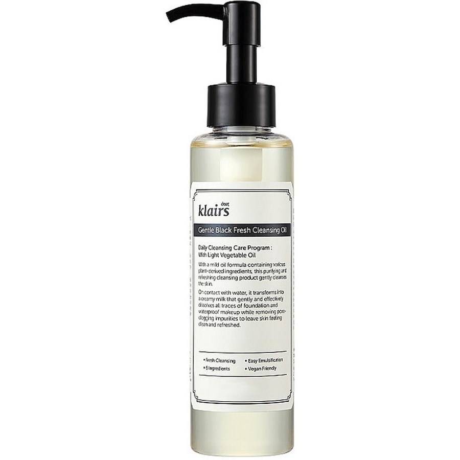 Dear Klairs Dear Klairs Gentle Black Fresh Cleansing Oil Olejki oczyszczające