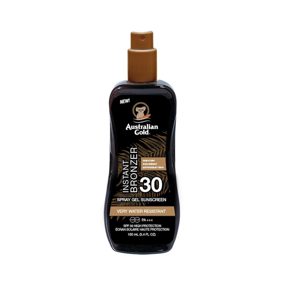 Australian Gold TRAVEL SIZE SPF 30 Spray Gel with Bronzer - Żel w sprayu do opalania z bronzerem Ochrona przeciwsłoneczna