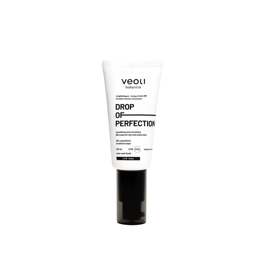 Veoli Botanica Wygładzająco - kryjący krem BB do skóry tłustej i mieszanej Kremy BB i CC 1.5 N - Ivory
