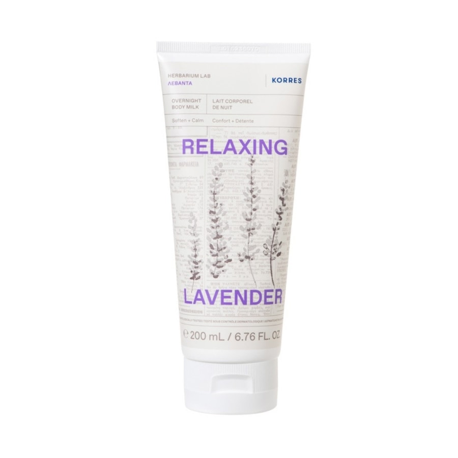 Korres RELAXING LAVENDER Overnight Body Milk Balsamy do ciała