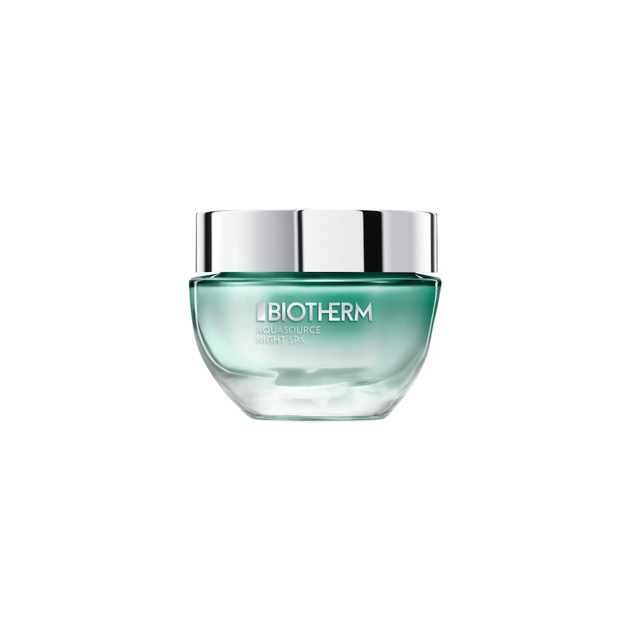 Biotherm Aquasource Night Spa Kremy na noc Biały Damski