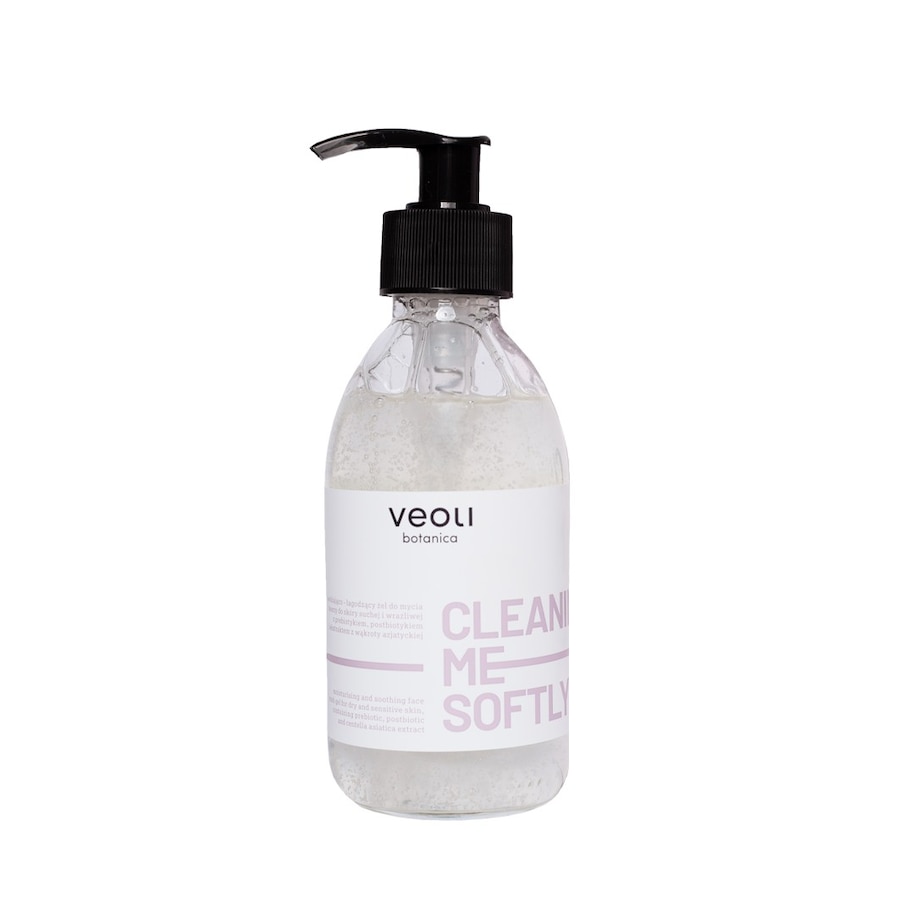 Veoli Botanica CLEANING ME SOFTLY nawilżająco - łagodzący żel do mycia twarzy do skóry suchej i wrażliwej