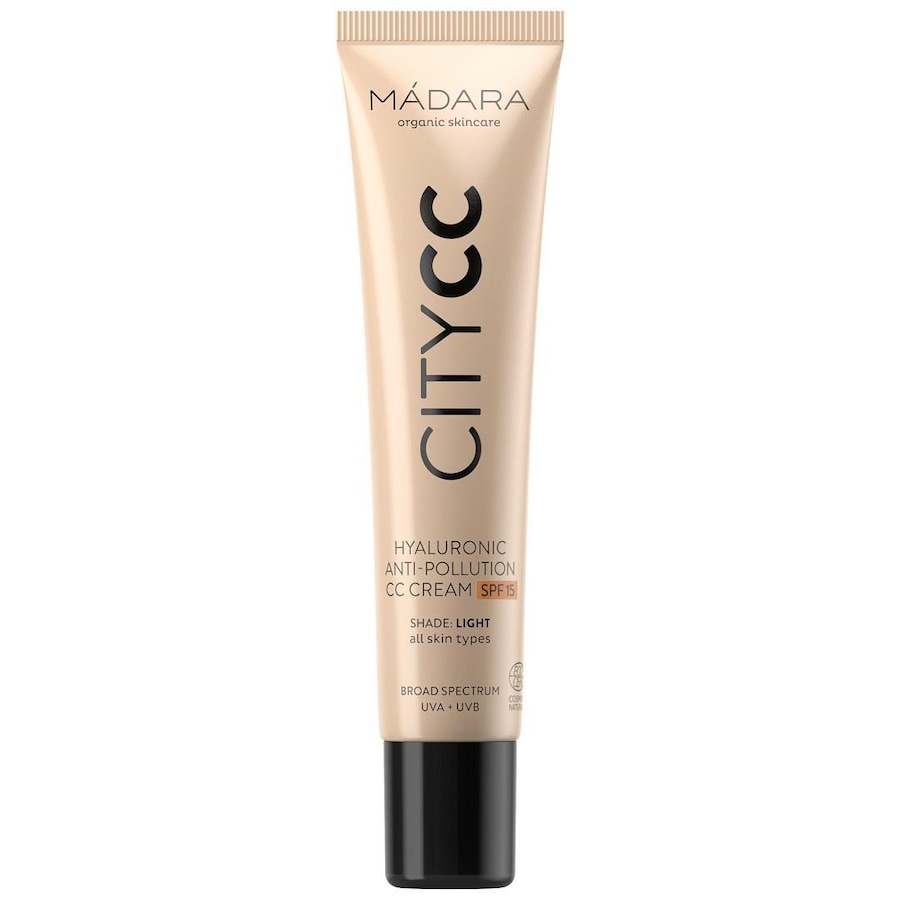 MADARA City CC CITY CC Krem CC przeciw zanieczyszczeniom z kwasem hialuronowym SPF15, LIGHT Kremy BB i CC