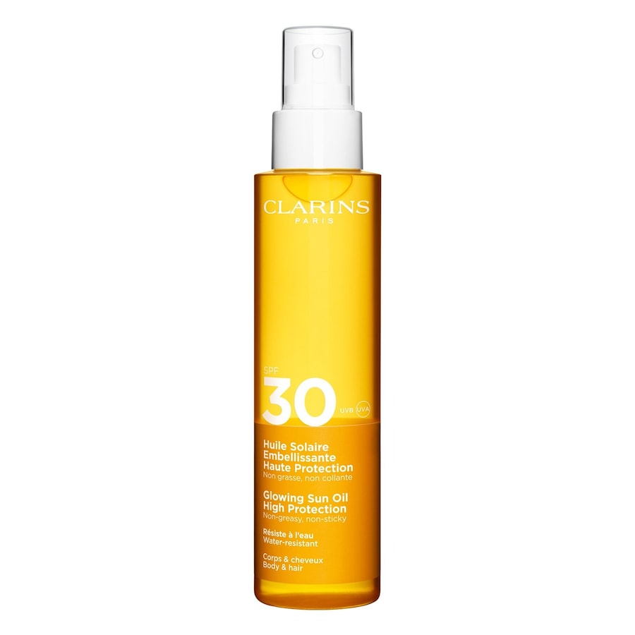Clarins Sun Care Huile Solaire Embellissante Haute Protection SPF 30 Ochrona przeciwsłoneczna