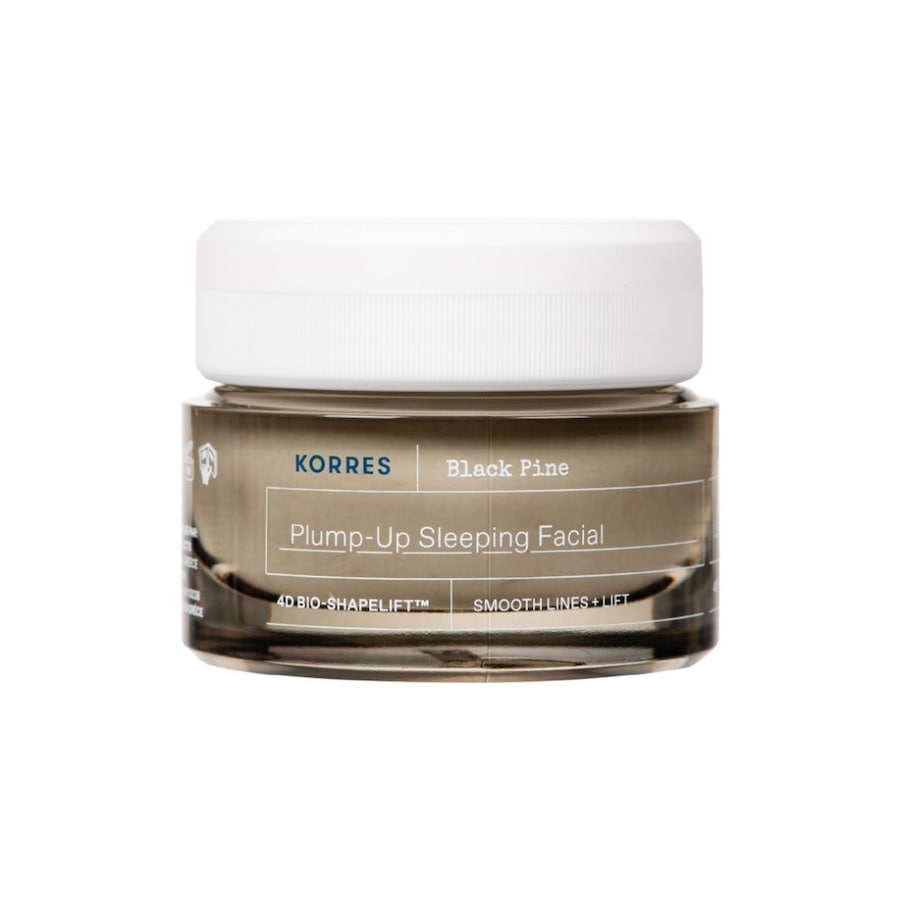 Korres Black Pine Plump-Up Sleeping Facial - Ujędrniający krem-maska na noc Kremy na noc