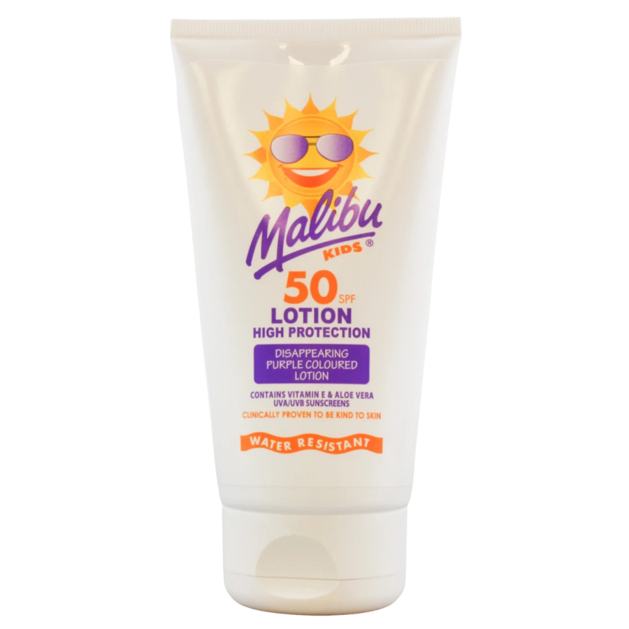 Malibu Kids Suncare Body Lotion balsam przeciwsłoneczny SPF50 Ochrona przeciwsłoneczna
