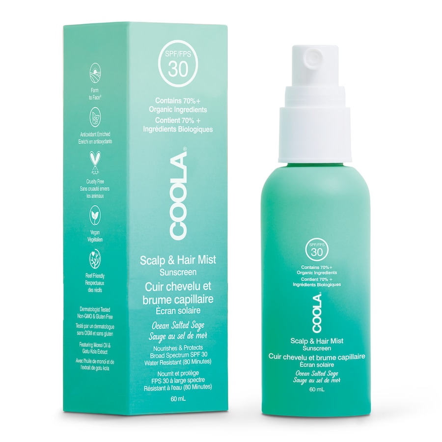 Coola Classic SPF 30 Organic Scalp & Hair Mist Ochrona włosów przed słońcem
