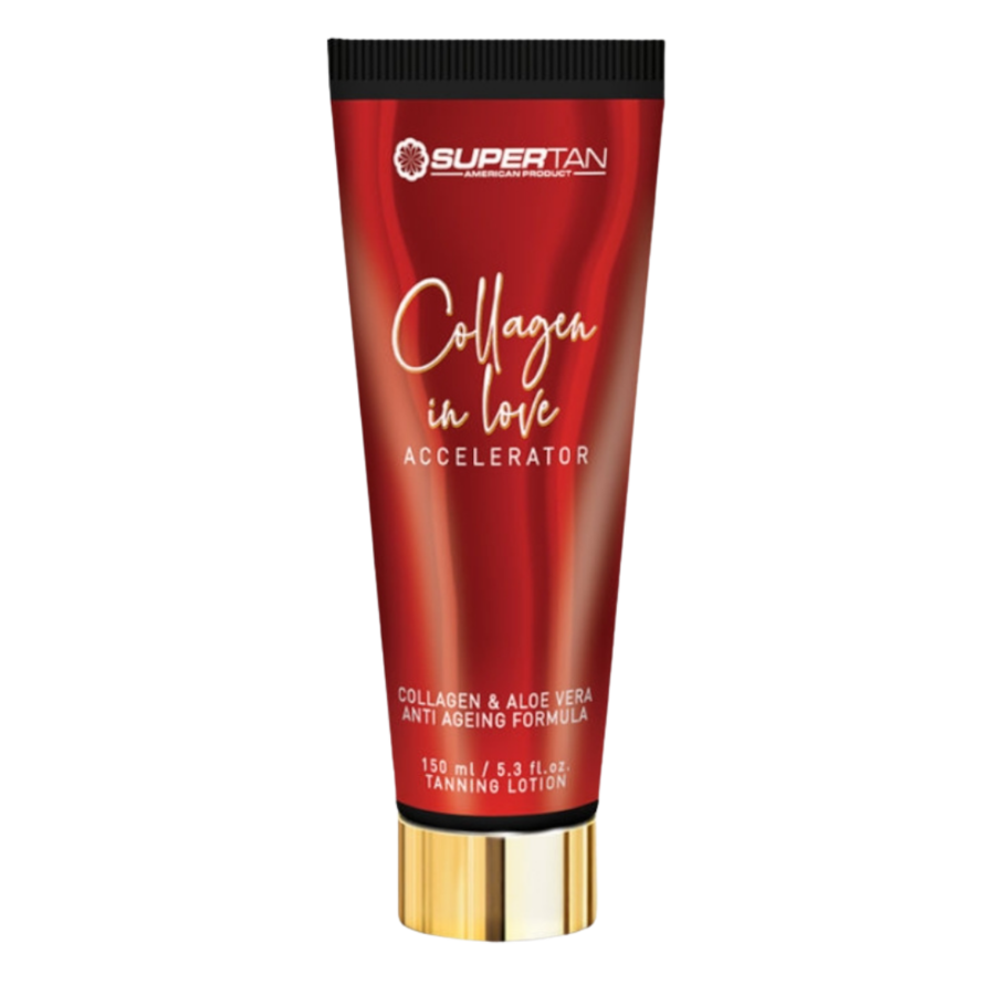 Supertan Przyspieszacz opalania z efektem anti-aging i zapachem cotton flower Ochrona przeciwsłoneczna