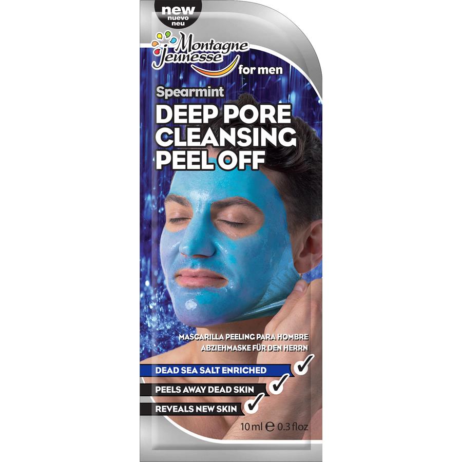 Montagne Jeunesse Dla mężczyzn Deep Pore Cleansing Peel Of Masque Kremy do twarzy Męskie
